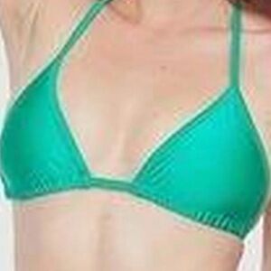 American Apparel Teal Bikini Top